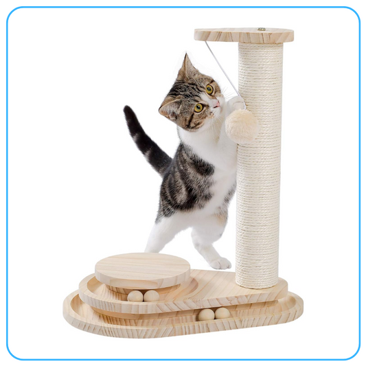 Purrfect Handcrafted Playtime Tower