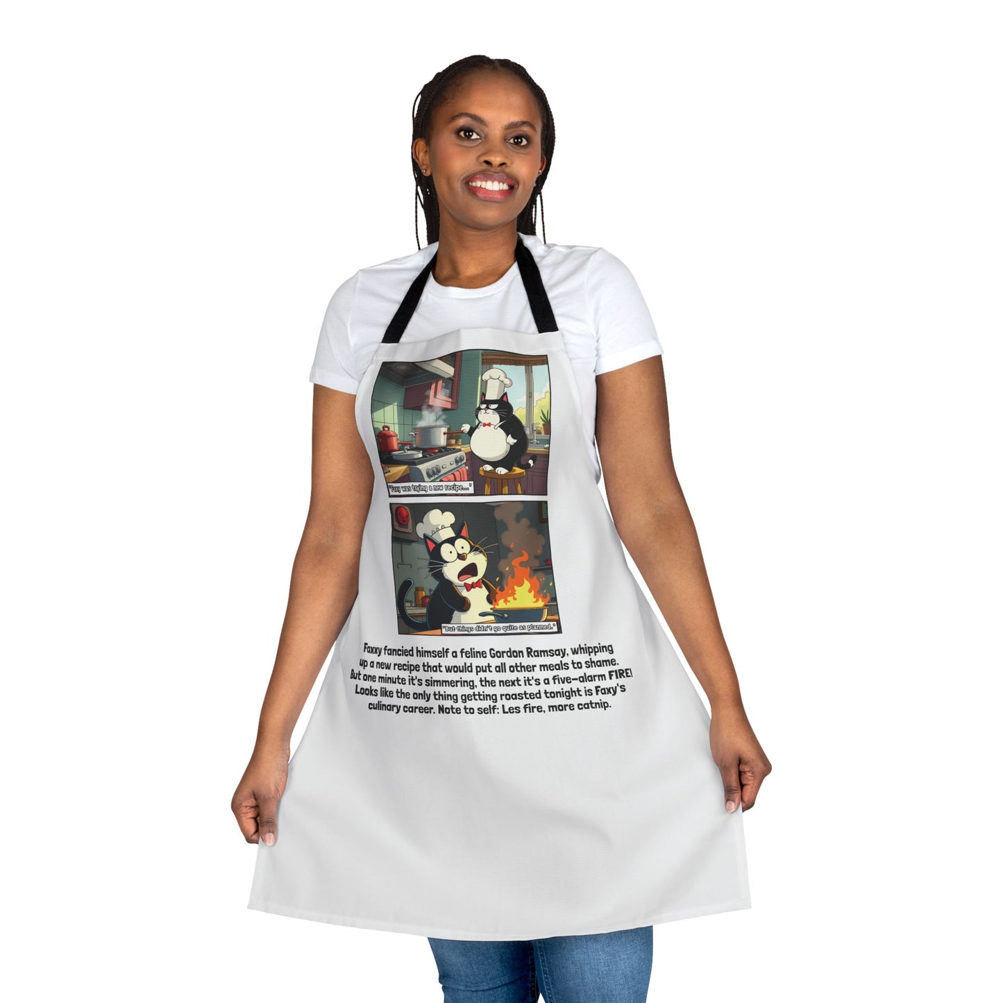 Faxy's Culinary Disaster Chef's Apron - Cook in Style and Humor