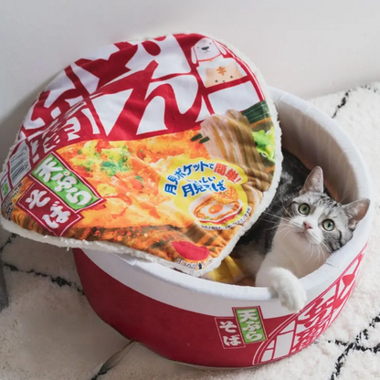 Meowtopia Signature Ramen Cat Bed