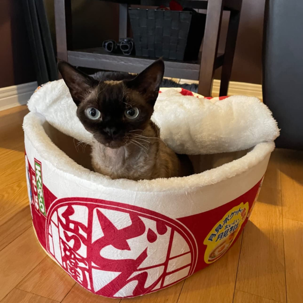 Meowtopia Signature Ramen Cat Bed