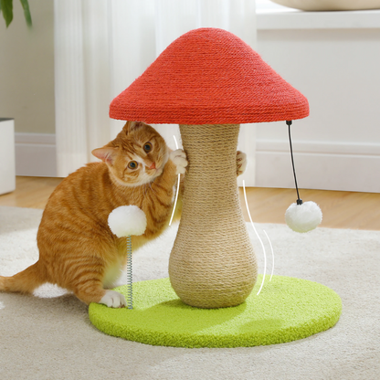 Magic Mushroom Kitty Scratch Post