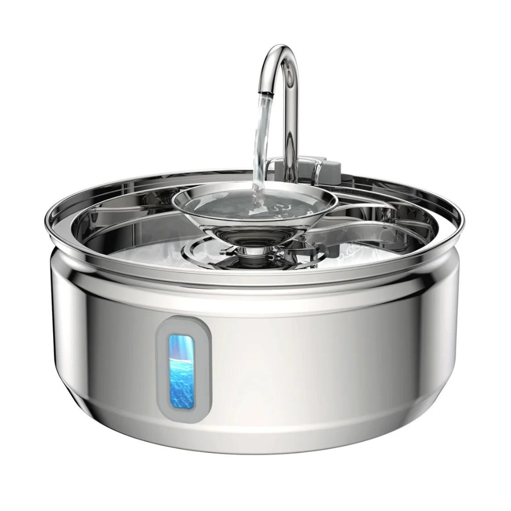 Meowtopia Oasis 3.2L Automatic Cat Water Stainless Steel Fountain