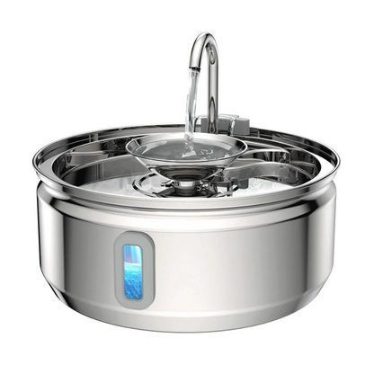 Meowtopia Oasis 3.2L Automatic Cat Water Stainless Steel Fountain