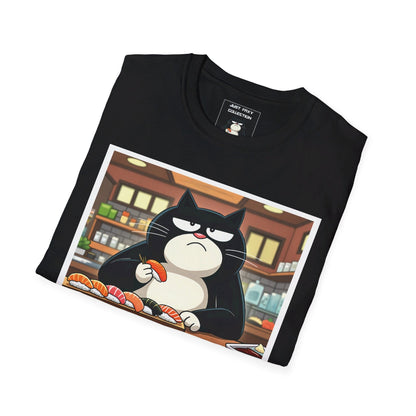 Just Faxy "Sushi Struggles" Tee – For the Cat with Refined Tastes 🍣😾