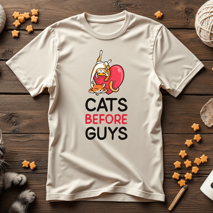 Cats Before Guys Unisex Tee