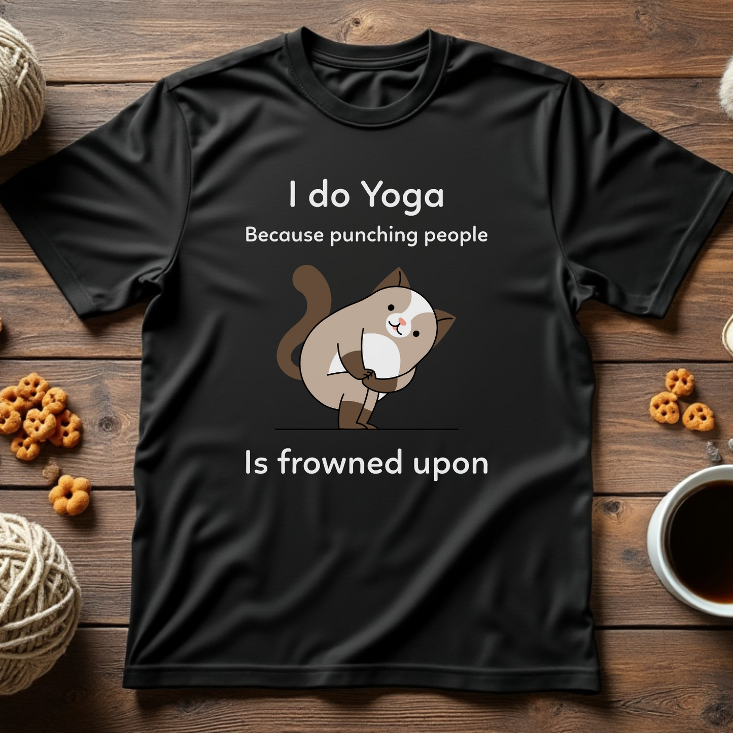 Yoga Kitty Punching Unisex Tee