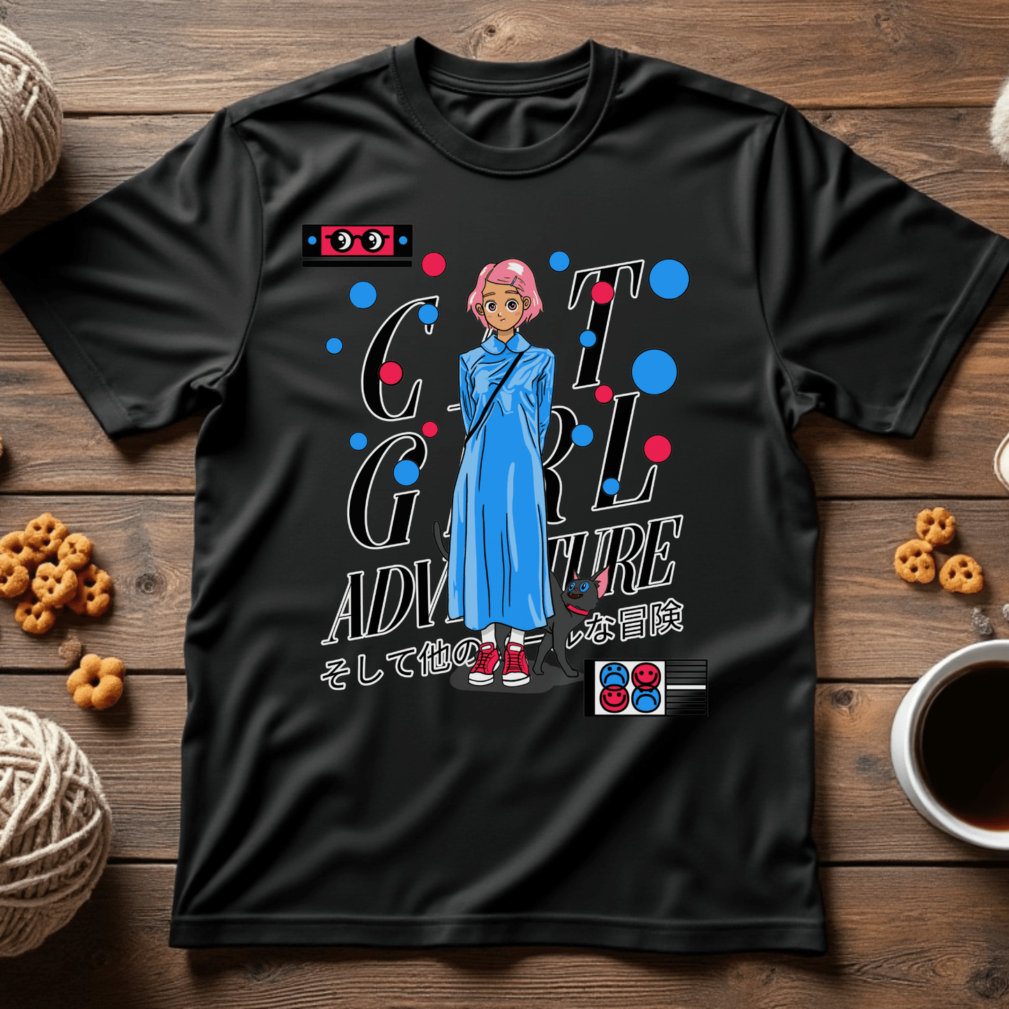 Cat Girl Adventure Unisex Tee