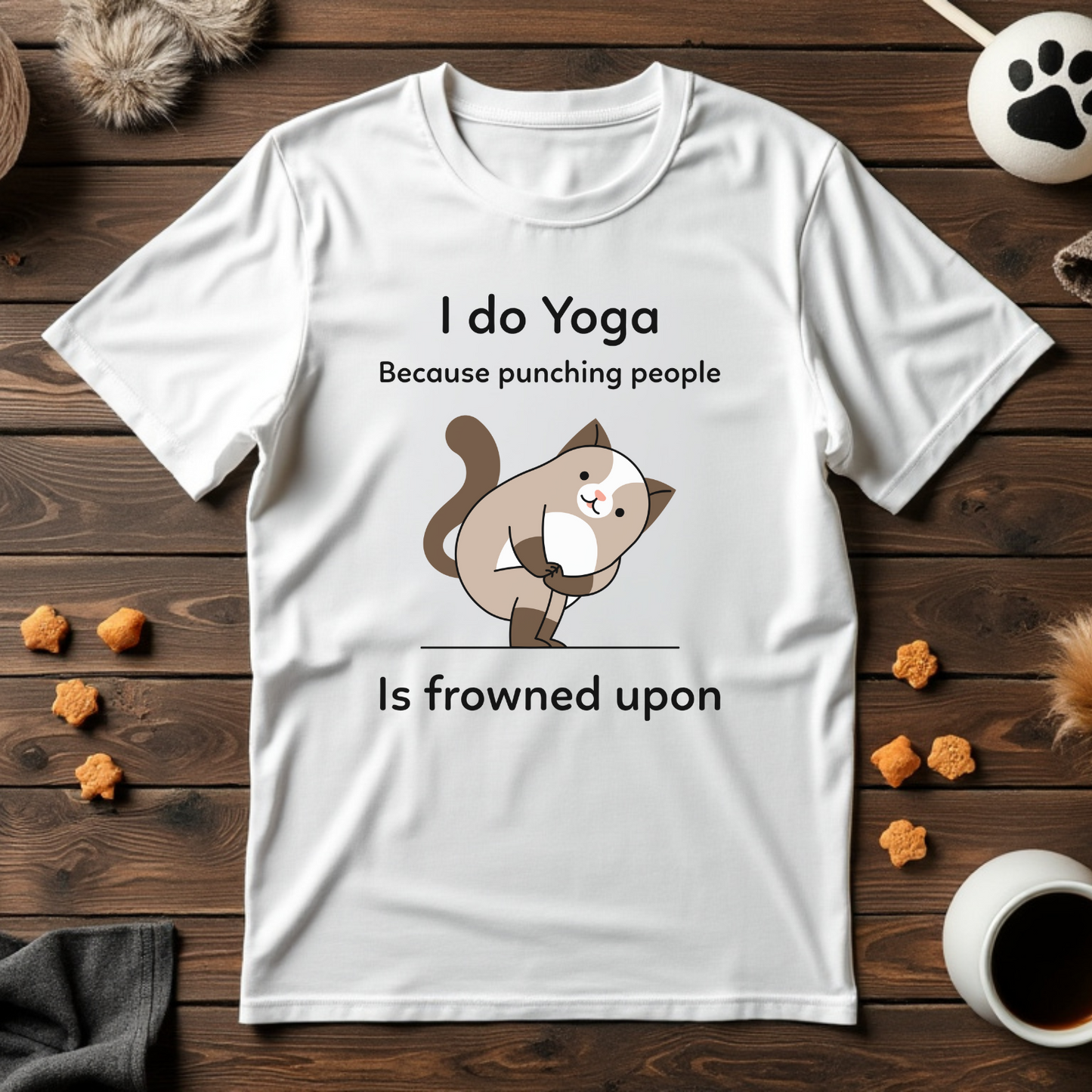 Yoga Kitty Punching Unisex Tee