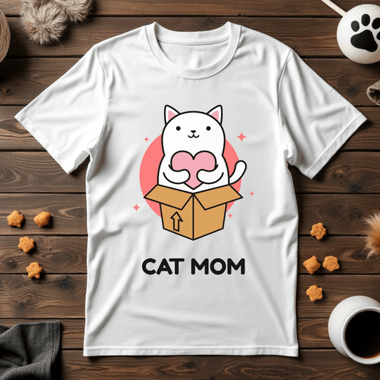 Cat Mom In A Box Unisex Tee