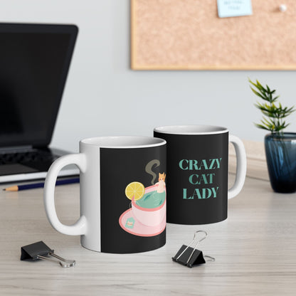 Purrfect Brew Crazy Cat Lady Mug (11oz, 15oz)