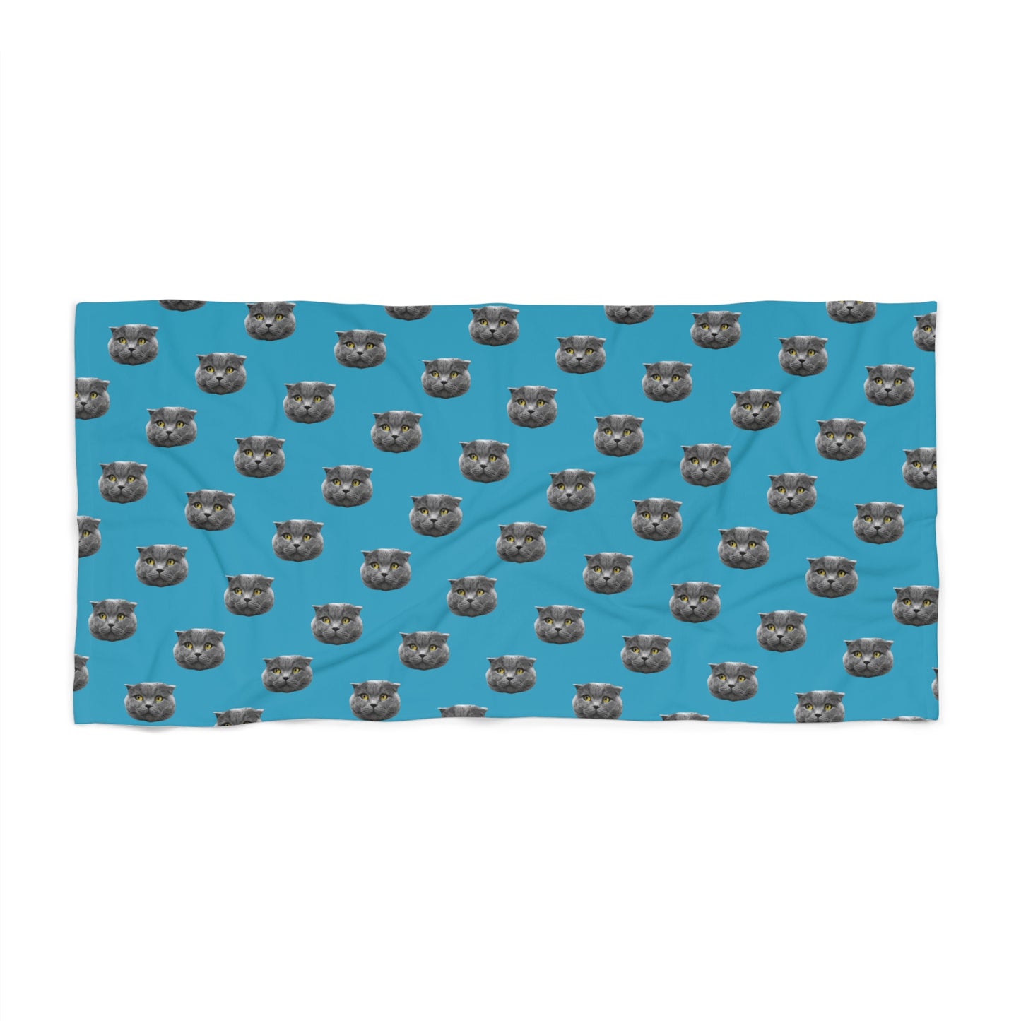 Meowtopic Print Your Pet and Customize Collection - Custom Beach Towel