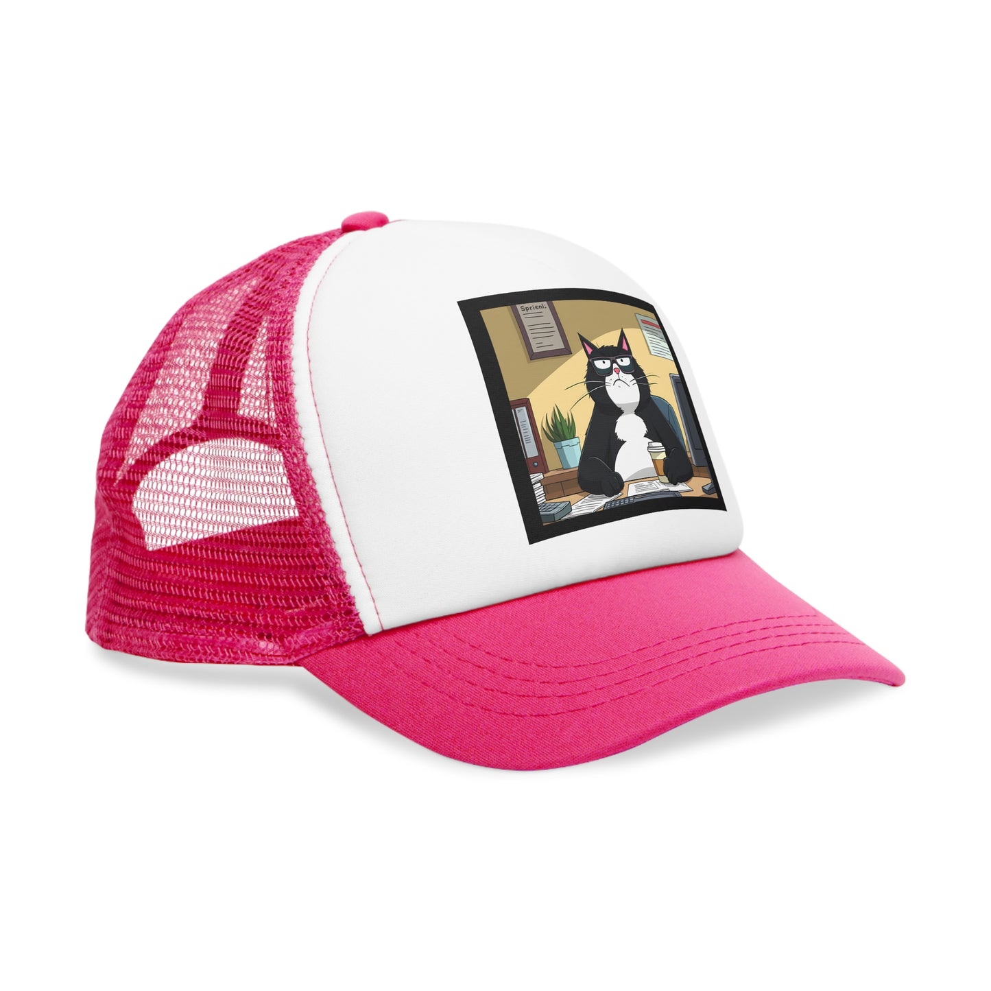 Faxy's Boss Vibes Mesh Cap - Purrfect for Power Moves