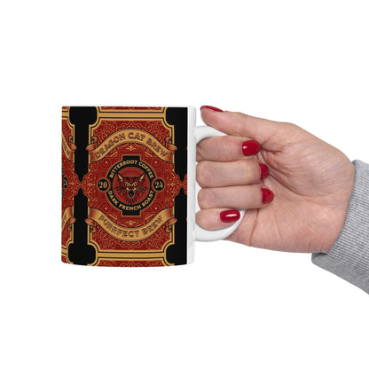Purrfect Brew Dragon Cat Brew Mug (11oz, 15oz)