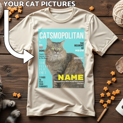 Catsmopolitan Custom Cat Print T-Shirt