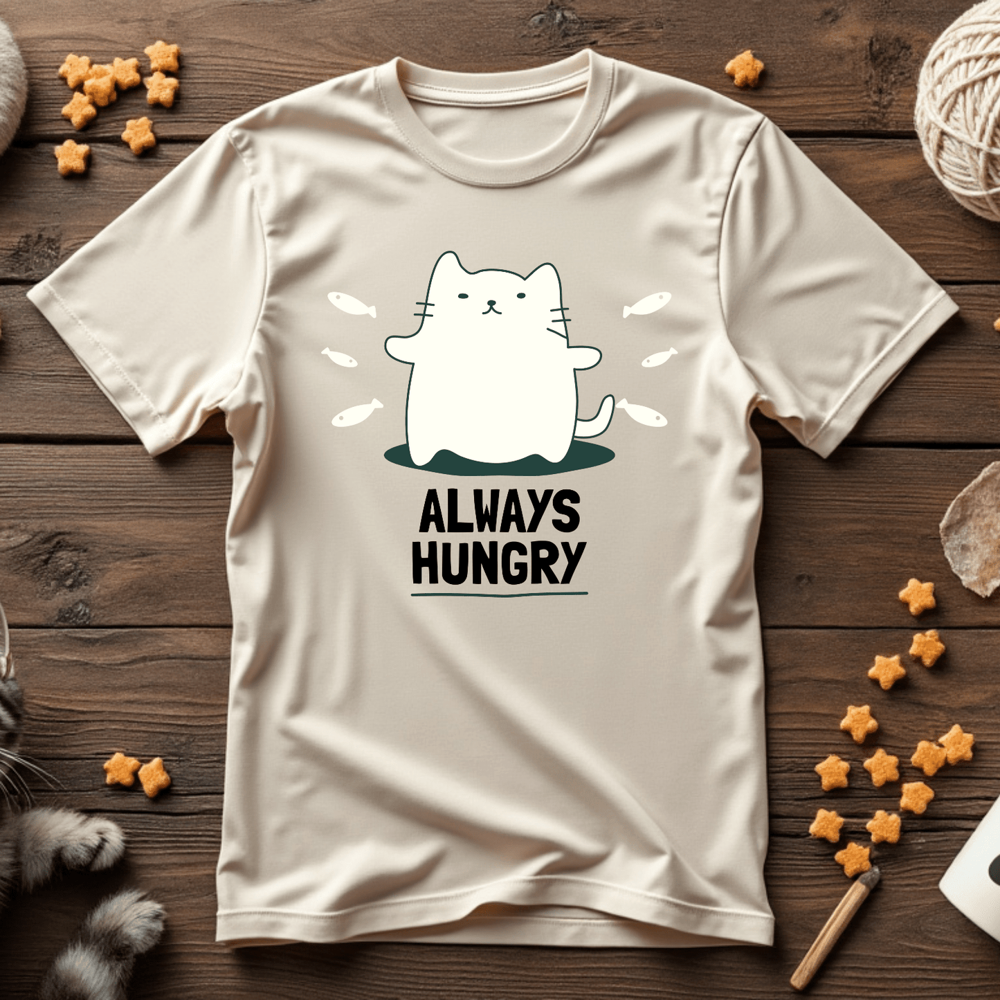 Always Hungry Cat Unisex Tee