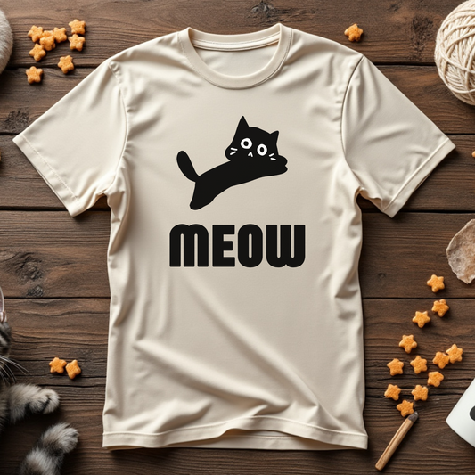 Flying Feline Meow Unisex Tee