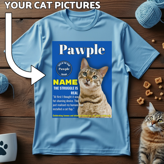 Pawple Custom Cat Print T-Shirt