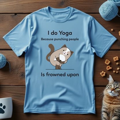 Yoga Kitty Punching Unisex Tee