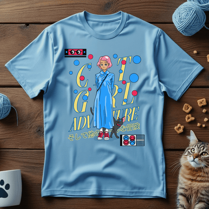 Cat Girl Adventure Unisex Tee