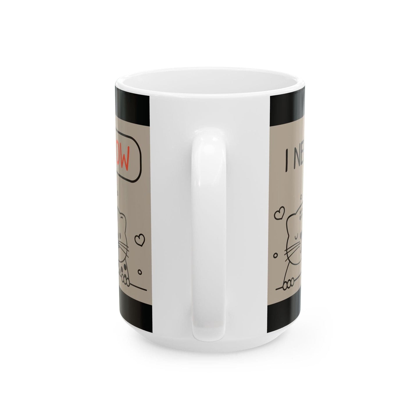 Purrfect Brew "I Need Coffee Right Meow" Mug