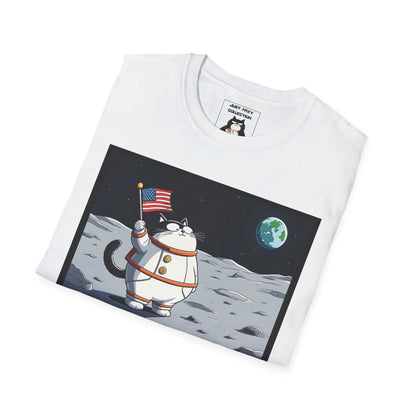 Faxy's "Cosmic Cat-venture" Tee – Reaching for the Stars 🚀🐱