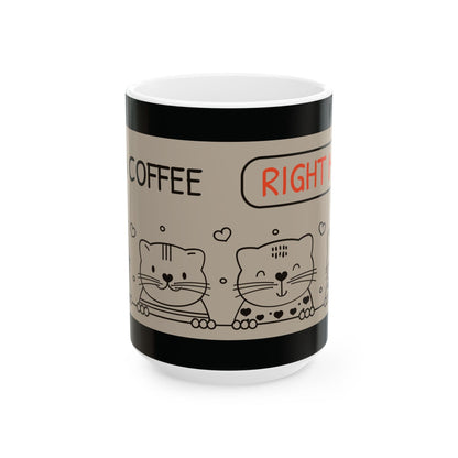 Purrfect Brew "I Need Coffee Right Meow" Mug
