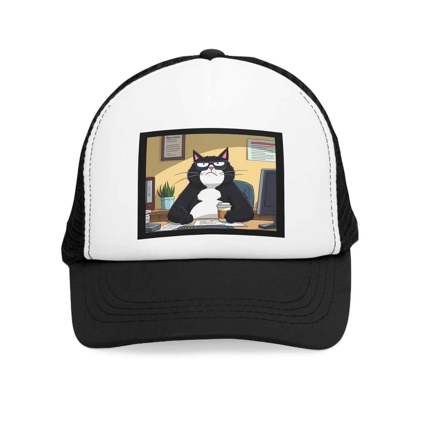 Faxy's Boss Vibes Mesh Cap - Purrfect for Power Moves