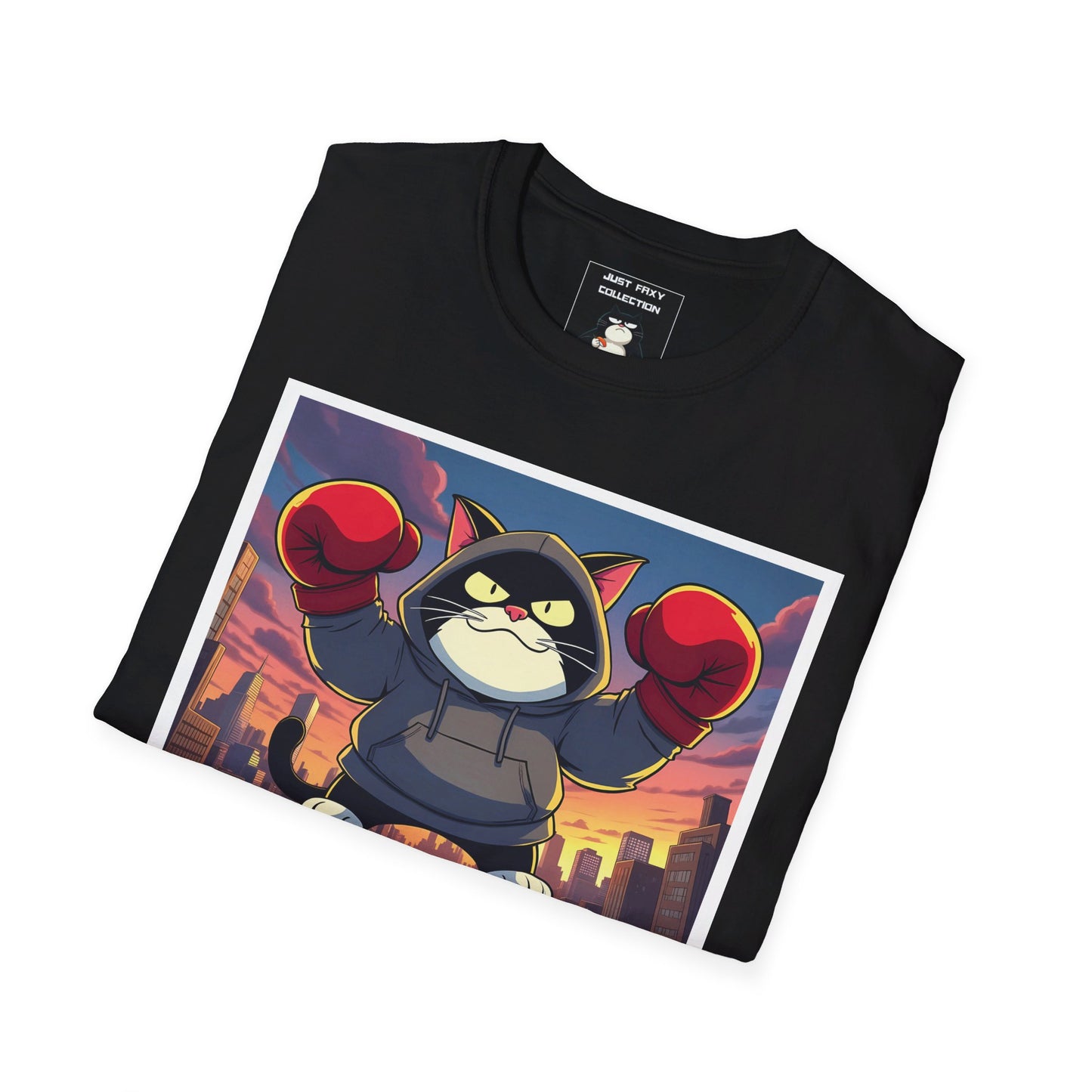 Faxy Rocky Tee - Ready to Rumble! 🥊🐱
