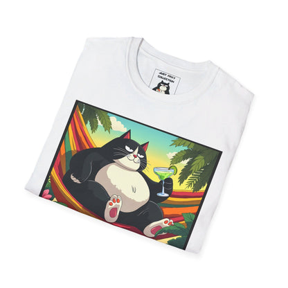 Just Faxy Chillaxing Tee – The Purrfect Cat Lover's T-Shirt! 🐾