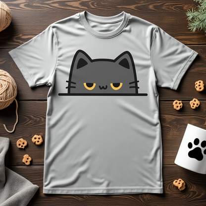 Sneaky Peek Cat Unisex Tee