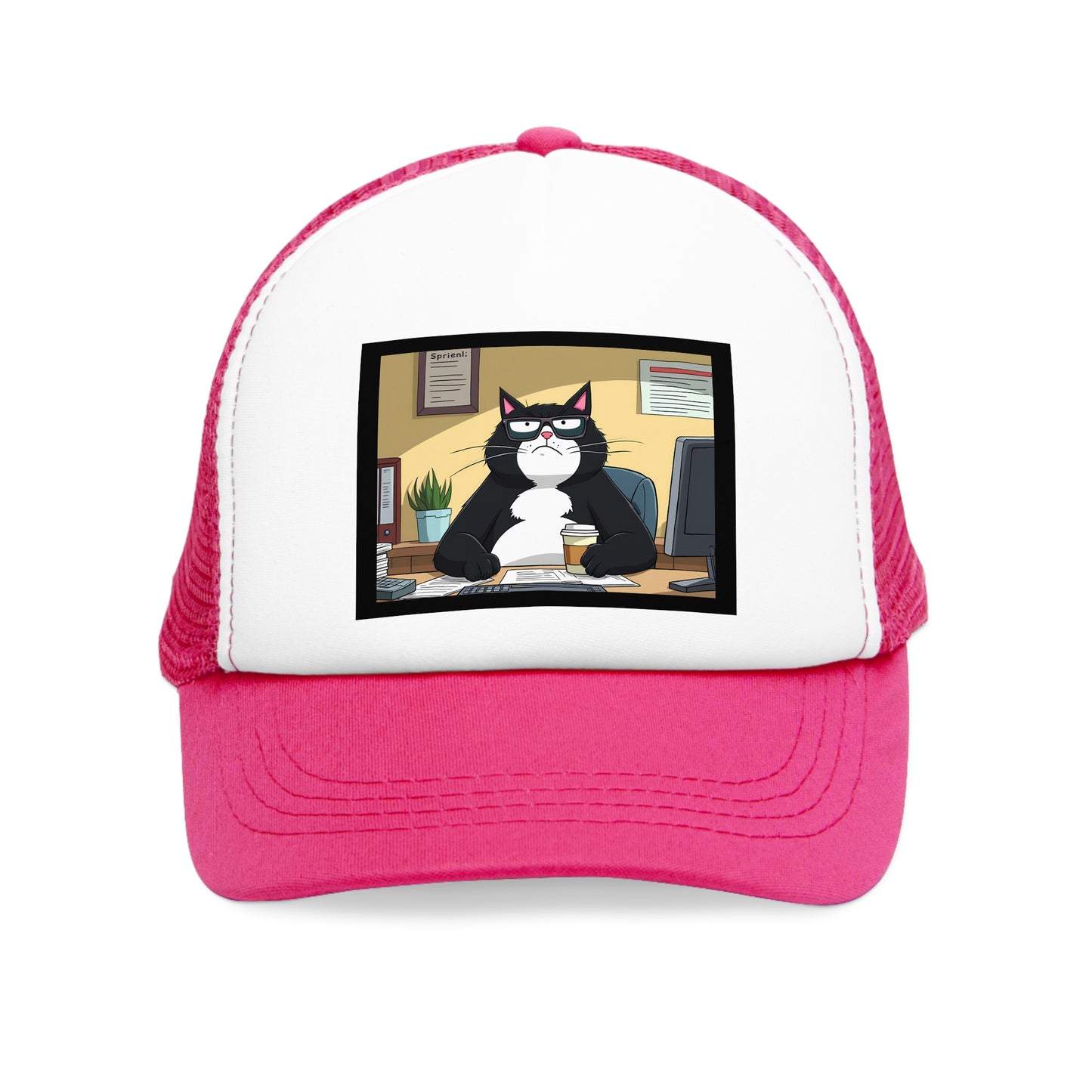 Faxy's Boss Vibes Mesh Cap - Purrfect for Power Moves