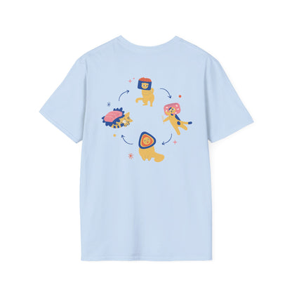 Paw-Tern Unisex Tee [Front & Back Design]