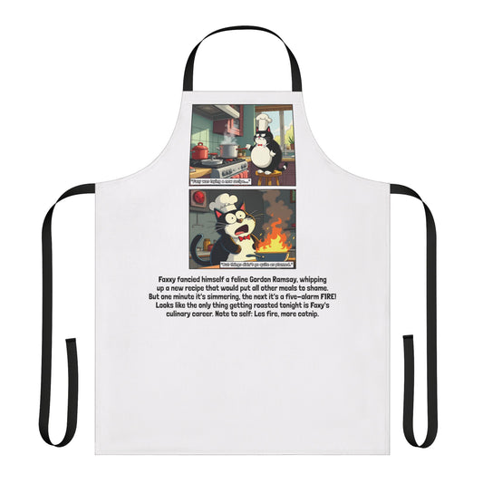 Faxy's Culinary Disaster Chef's Apron - Cook in Style and Humor