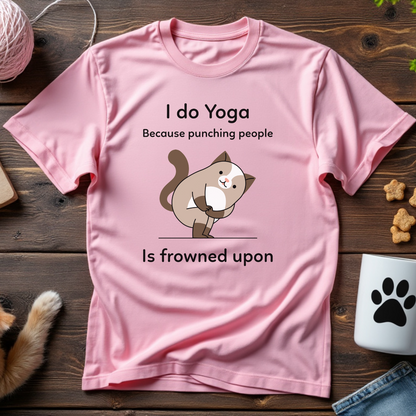 Yoga Kitty Punching Unisex Tee