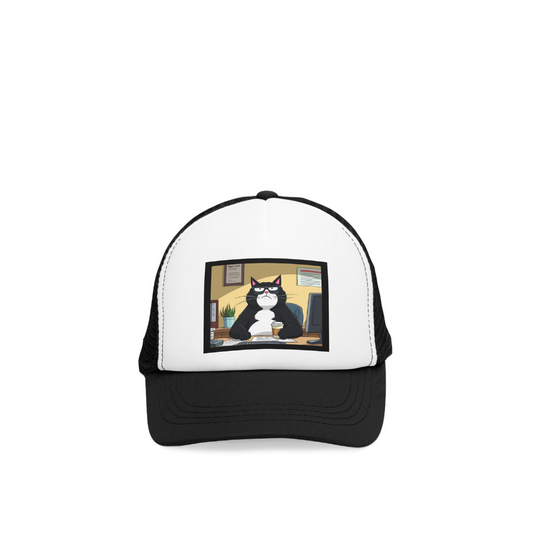 Faxy's Boss Vibes Mesh Cap - Purrfect for Power Moves