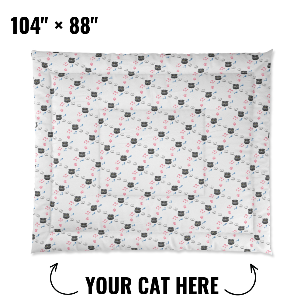 Meowtopic Print Your Pet and Customize Collection - Custom Comforter