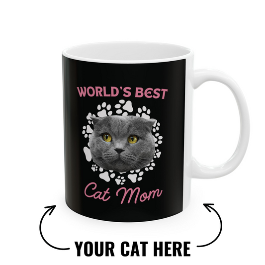 World's Best Cat Mom Mug (11oz, 15oz)