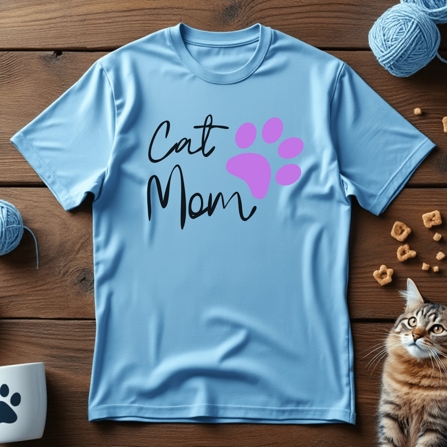 Cat Mom Paw Tee